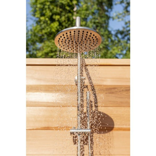Dundalk Leisurecraft Cloudburst Outdoor Shower - Clear Red Cedar
