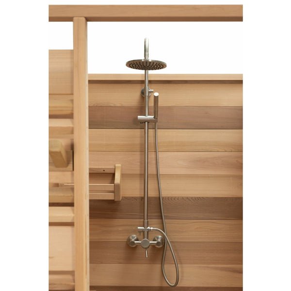 Dundalk Leisurecraft Cloudburst Outdoor Shower - Clear Red Cedar